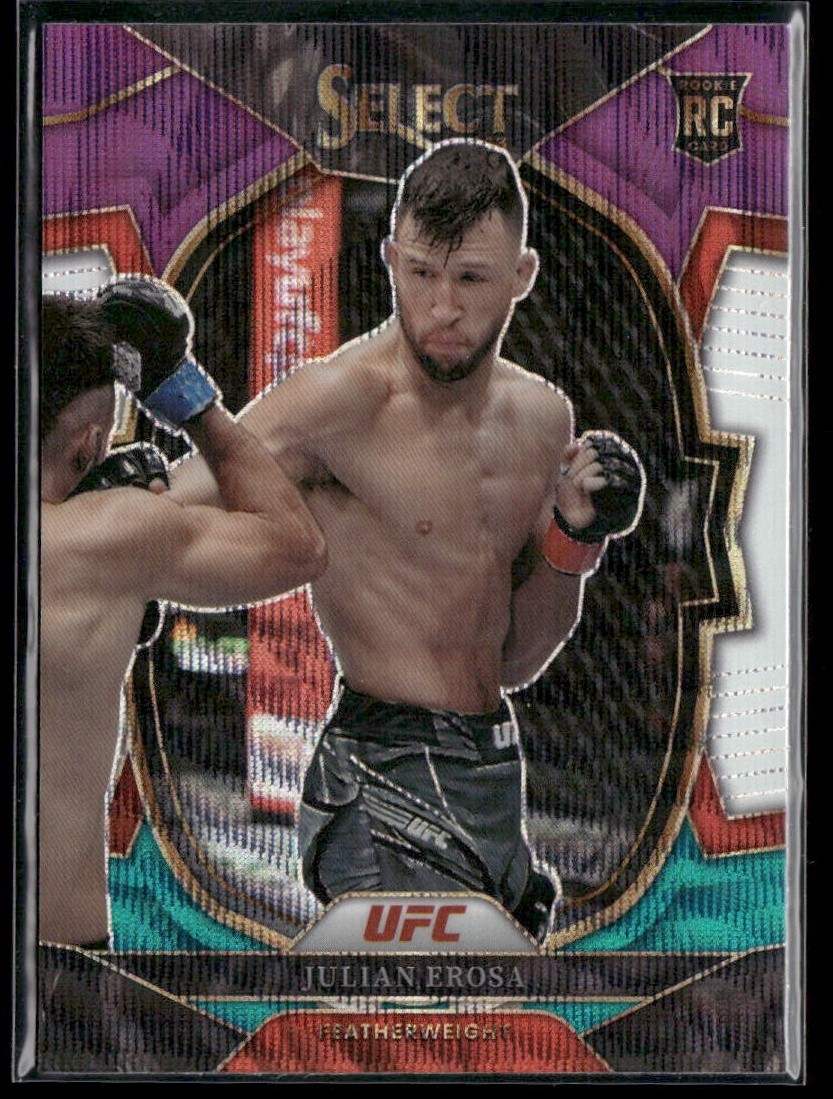 2023 Panini Select UFC #27 Julian Erosa Tri-Color Prizms