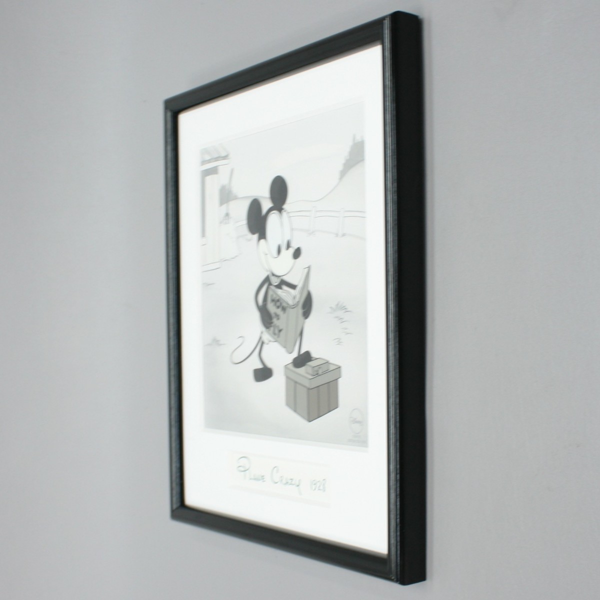1998 Walt Disney Sericel Pilot Mickey Mouse Plane Crazy 1928 Cel