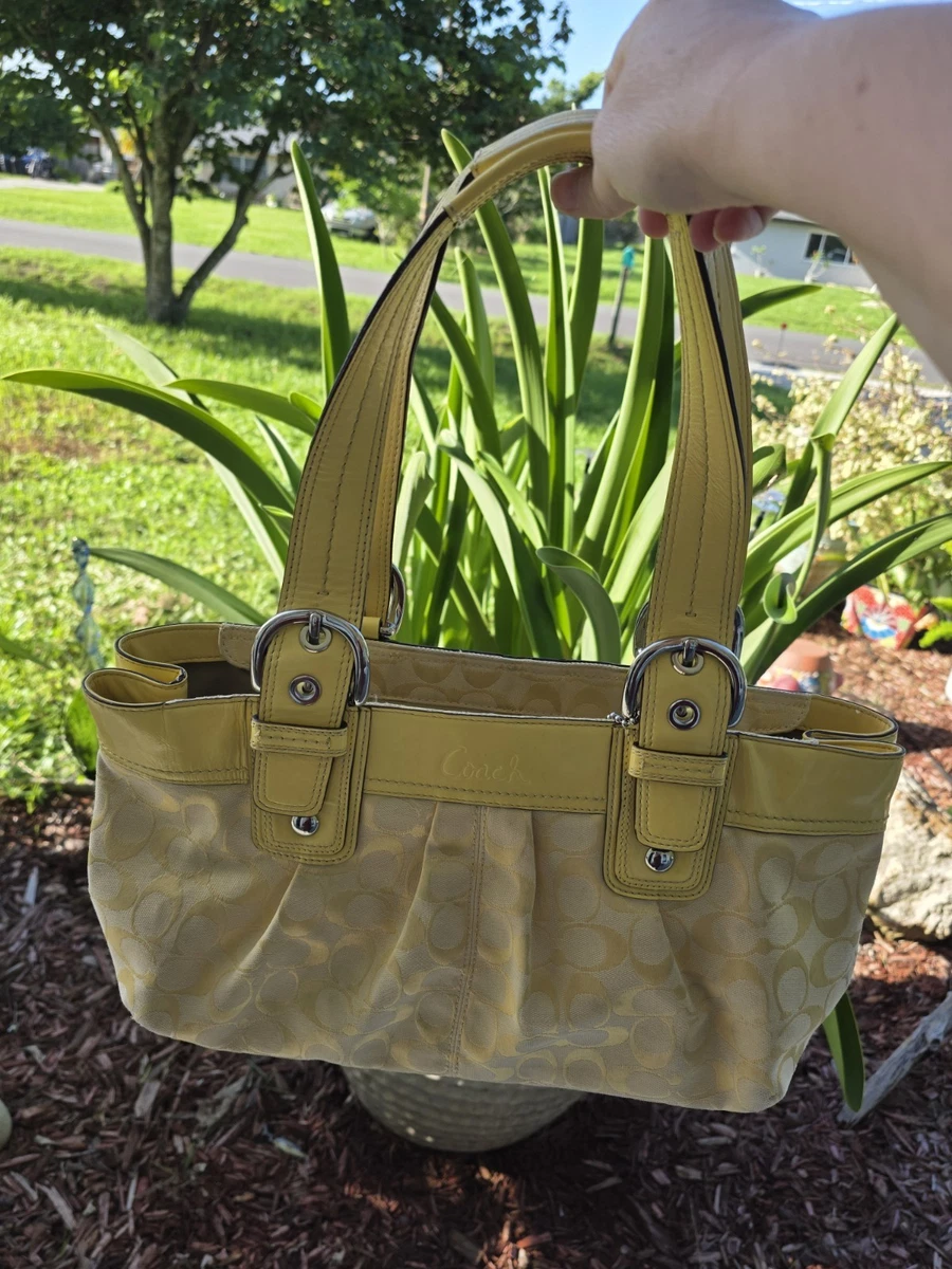 Coach Yellow Bags & Handbags for Women for sale | eBay