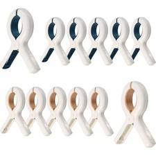 Large Beach Towel Clips Heavy Duty Plastic Towel Clips for Beach Pool Chairs ...