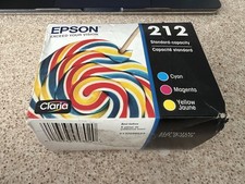 EPSON - 212 Color Printer Ink Cyan Magenta Yellow - EXP 6/24