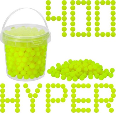 400 Refill Balls Ammo for Nerf Hyper Gun, 0.55 in Gun 0.55'', Yellow 