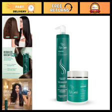 Organic Keratin Hair Straightening  Deep Repair Kit 1L - Vegan, Low Odor, At-Ho