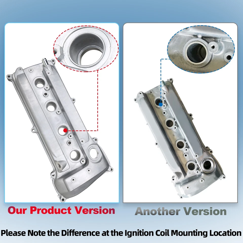 Cubierta de válvula roja con junta y manguera para Toyota Camry Highlander RAV4 Scion tC xB 2,4 L Foto 4 de 4