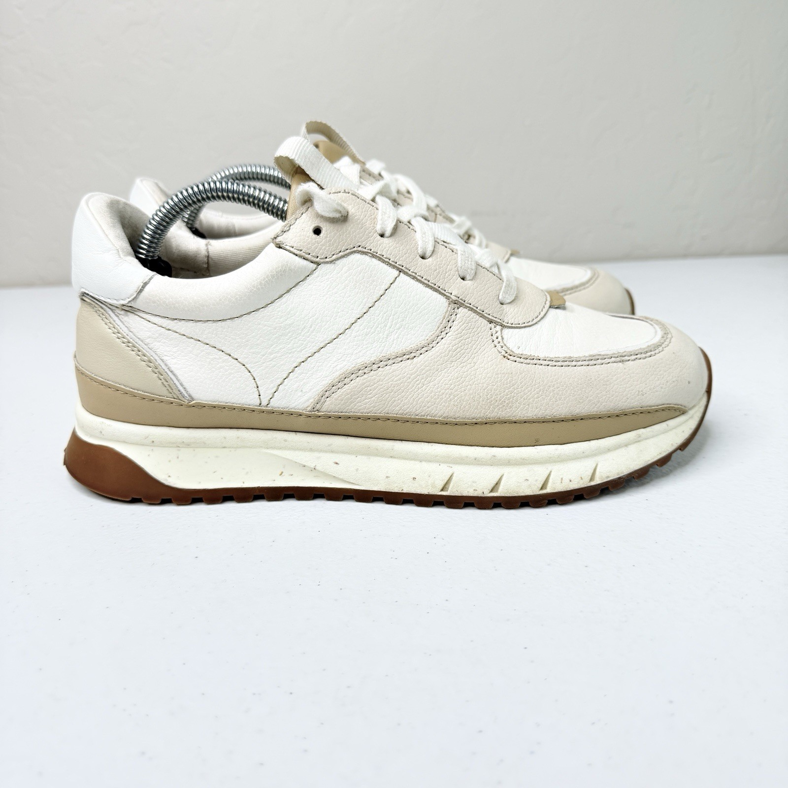 Madewell Kickoff Trainer Size 7M/ 5.5M Unisex Sneakers Tennis Shoes White Cream