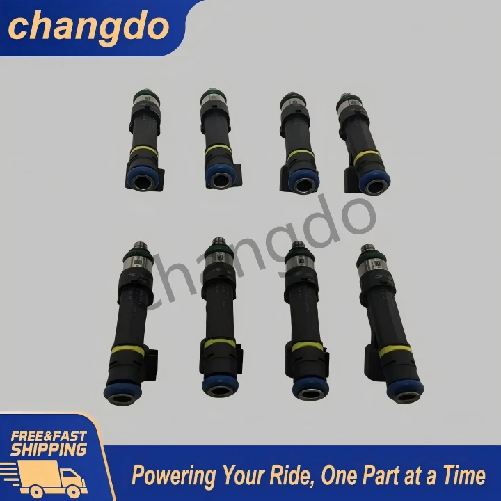 8PCS Original BOSCH Fuel Injectors OEM 0280158138 for 2007-2009 Ford F-150 5.4L Foto 3 de 4