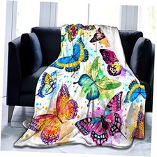 Butterfly Blanket Beautiful Butterfly Throw Blanket Ultra 80"x60" Butterfly 3
