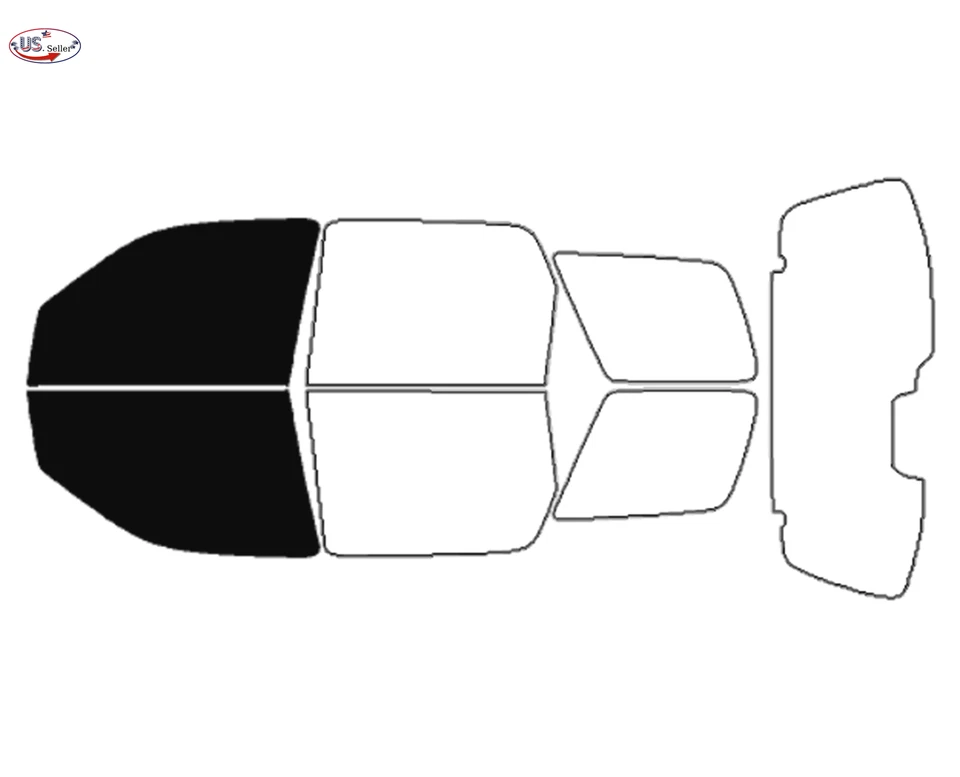 Kit de película de tinte de ventana de 2 capas precortada personalizada computarizada para Mazda Tribute 2001-2007 Foto 2 de 4