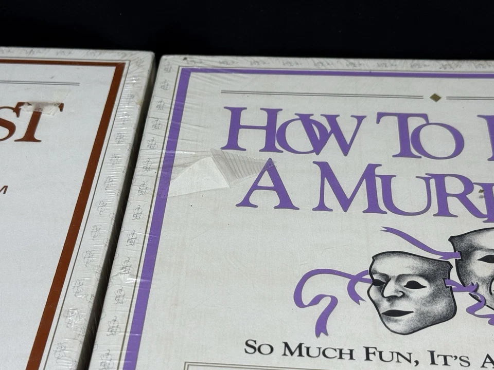 ✅How To Host A Murder Mystery Games ✅1986 ✅NEW ✅SEALED ✅2 Games ✅See Pics - Image 4 of 4