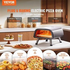 Electric Pizza Oven Countertop Pizza Maker for 12 Pizza Indoor Outdoor –