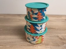 3er Set Tupperware Keksdosen | weihnachtliche Dosen