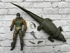 CUSTOM PAINTED GI Joe Classified CROC MASTER & FIONA Crocodile Figures 6" Hasbro