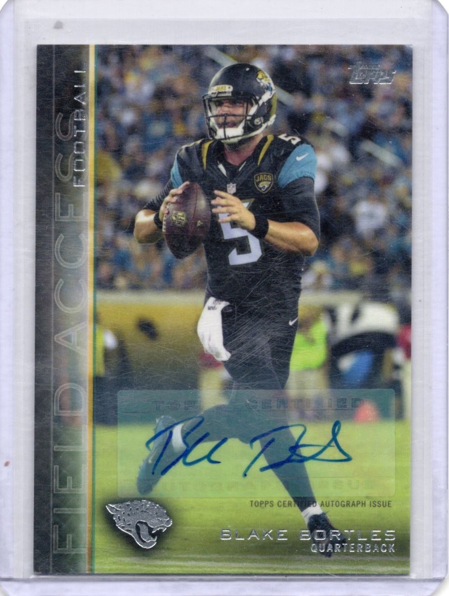 2015 Topps Field Access #61 Blake Bortles Autographs