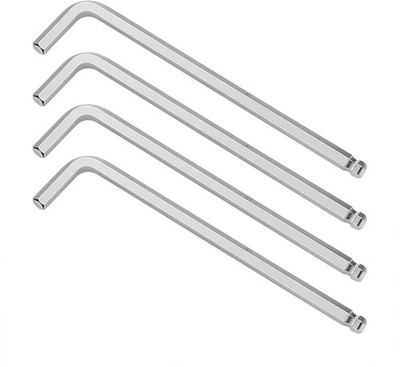 4 PCS 1/8'' Ball End Hex Key Allen Wrench, SAE Internal Hexagonal, Wrench 1/8 