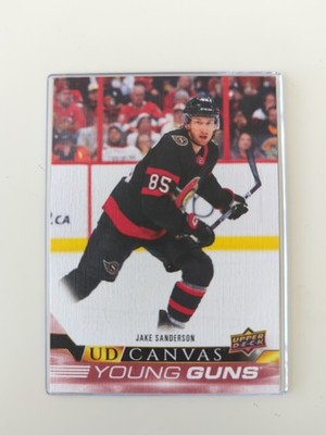 2022-23 Upper Deck UD Canvas Young Guns #C223 Jake Sanderson Ottawa Senators