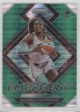 2022 Panini Prizm WNBA Emergent Green Pulsar 7/25 Michaela Onyenwere #6 12v9