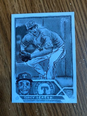 Corey Seager 59/75 Grayscale 2025 Topps Shoebox Treasures Andy Friedman #30