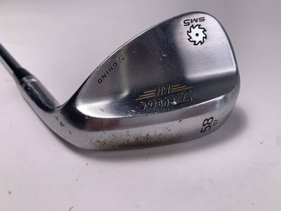 Titleist Vokey SM5 Tour Chrome LW 58* 7 Bounce S-Grind Wedge Steel