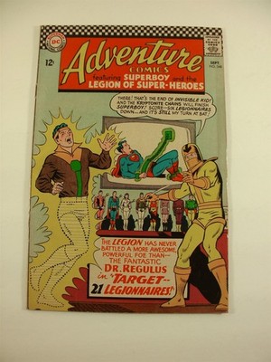 DC Comics Adventure Comics No. 348 SEP 1966 (VF+) Superboy Legion Super-Heroes