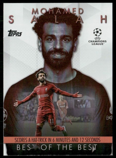 Mohamed Salah 2023 Topps UEFA Club Competitions Best of the 2022/23 Moments