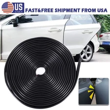 16ft Black U Shape Car Door Edge Guard Seal Molding Protectors Strip Scratch