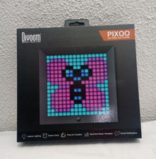 Divoom Pixoo Black Battery Powered Diy Pixel Digital Art Frame With LED Display