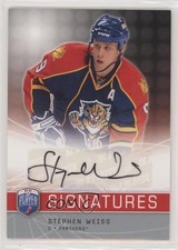 2008-09 Upper Deck Be a Player Signatures Stephen Weiss #S-WE Auto 0bd