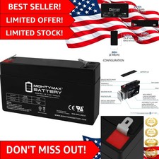 Dependable 6 Volt 1.3 AH Rechargeable Lead Acid Battery for Various Uses