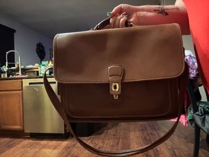 美品Coach5180 Metropolitan Messenger Bag COACH 5180 Metropolitan Briefcase / コーチ フラップ式 グラブタン