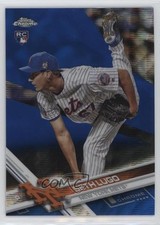 2017 Topps Chrome Blue Wave Refractor 64/75 Seth Lugo #139 7c5