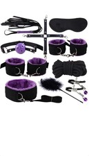 Feel BDSM LOVE HIGH QUALITY Bondage Set Kit Restraints Straps SM 10PC