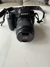 Sony Alpha A350 DSLR Camera Body, With Lenses, Padded Travel Bag