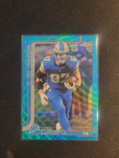 2025 Topps Chrome football pulsar blue refractor 190/199 sam laporta