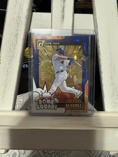 2024 Panini Donruss Bomb Squad Francisco Alvarez #12 Blue Ice /35 METS!!