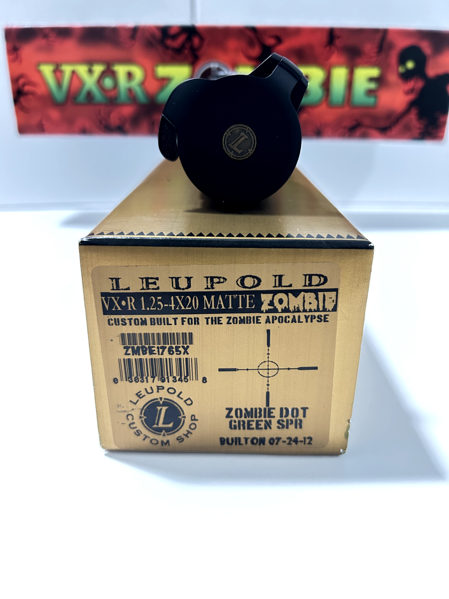 Leupold Custom Zombie model 1.25x4x20 Illuminated green dot rifle