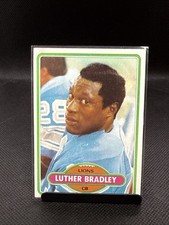 1980 Topps - Luther Bradley #103 (RC)
