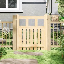 Outdoor Wooden Garden Gate Fence Door Security Barrier