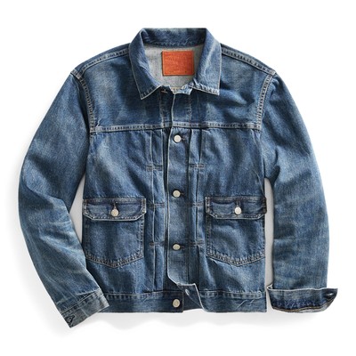 rrl denim trucker jacket