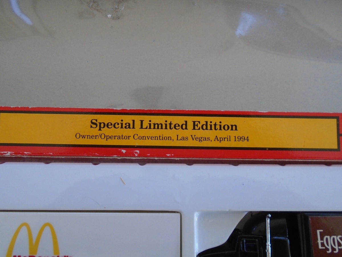 McDONALD'S DISTRIBUTOR FORUM COLLECTIBLE 4 TRUCK McDONALD'S McDONALD'S DISTRIBUTOR FORUM COLLECTIBLE 4 TRUCK McDONALD'S