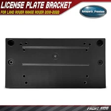 Front Black Plastic License Plate Bracket for Land Rover Range Rover 2018-2022