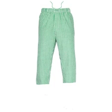 Ritzy Men's 3-Quarter Pajama Pants 100% Cotton Plaid Woven Poplin - G&W Checks 