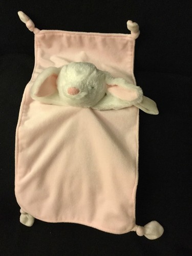 Soporte para manta de seguridad Carter's Pink Bunny Rabbit blanco bebé amoroso #42 - Imagen 4 de 4