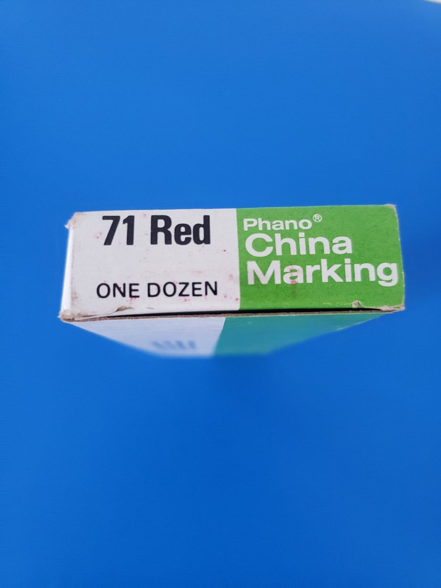 Dixon Phano China Vintage Box NOS Marking Markers Pencil No