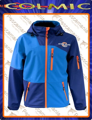 COLMIC S.P.A. Giacca tecnica Colmic Softshell "OFFICIAL TEAM" TG L cappuccio impermeabile