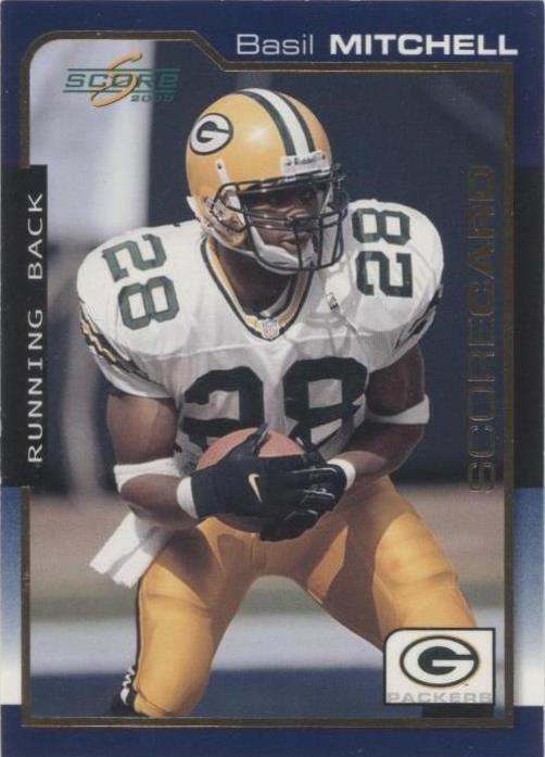 2000 Score - Basil Mitchell #76 Scorecard /2000 for sale online | eBay