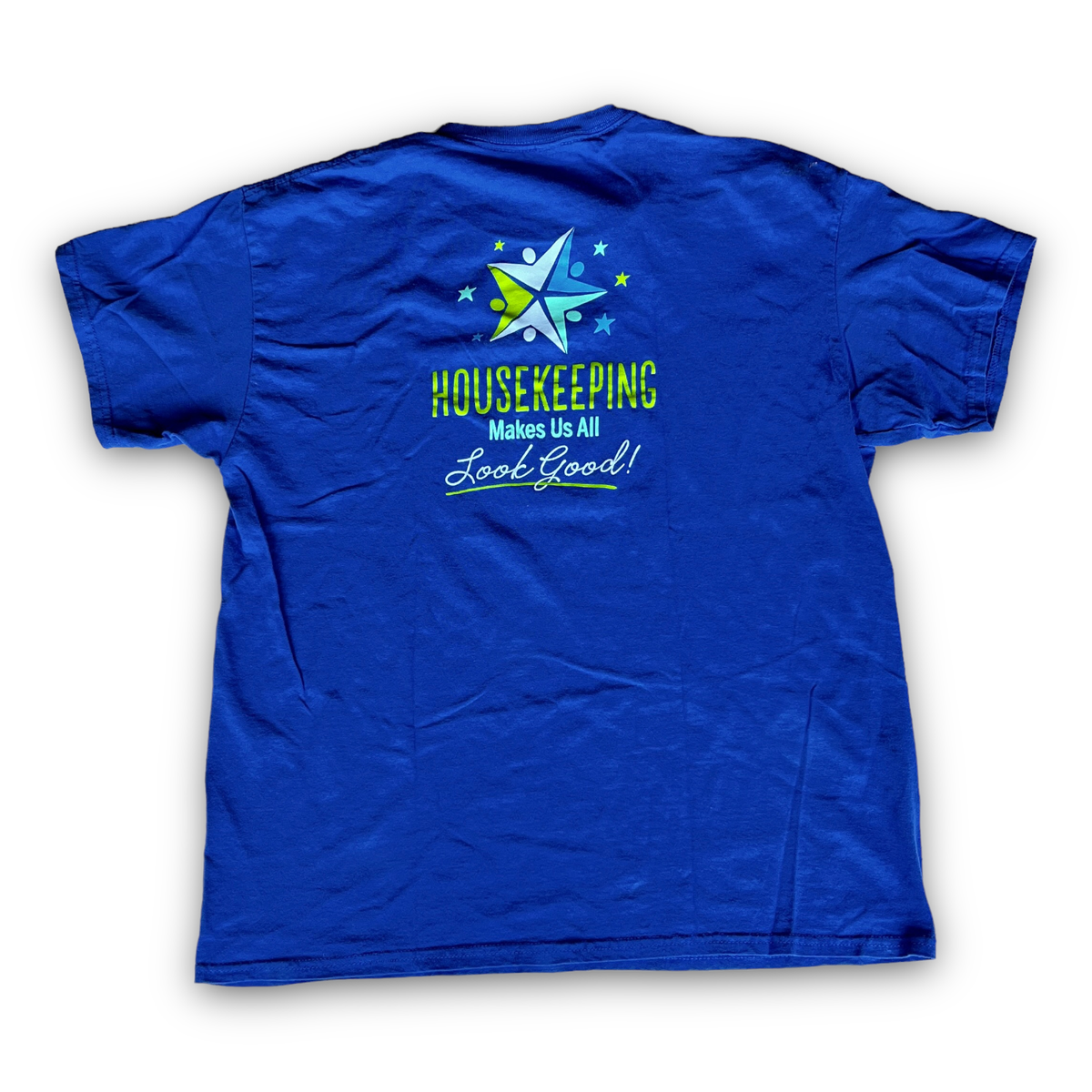 The Ritz Carlton T-Shirt Short Sleeve Top Size Large L Blue