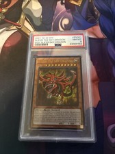 YU-GI-OH EGS1-EN001 SLIFER THE SKY DRAGON PSA 8