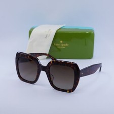 Kate Spade NAOMI/S 0086 HA Havana/Brown Gradient 52-24-140 Sunglasses New Aut...