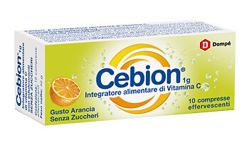 Cebion 1g Vitamina C Senza Zucchero 10 Compresse Effervescenti