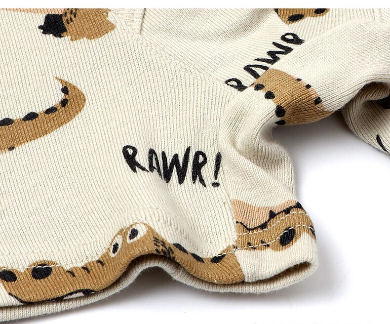 3 PIEZAS Calzoncillos boxer de algodón para niños pequeños Ropa interior de alta gama Isla de dinosaurios 2T-11T Foto 4 de 4